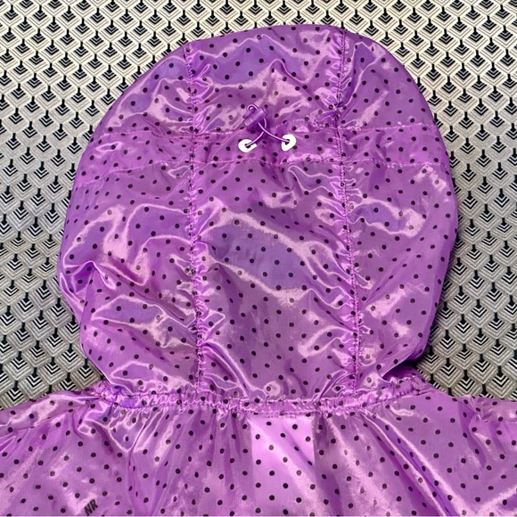 Nike Women’s Packable Running Purple Polka Dot Shell Size M - Picture 4 of 15